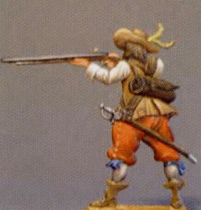 RW1-15 Musketeer Firing 30 Years War